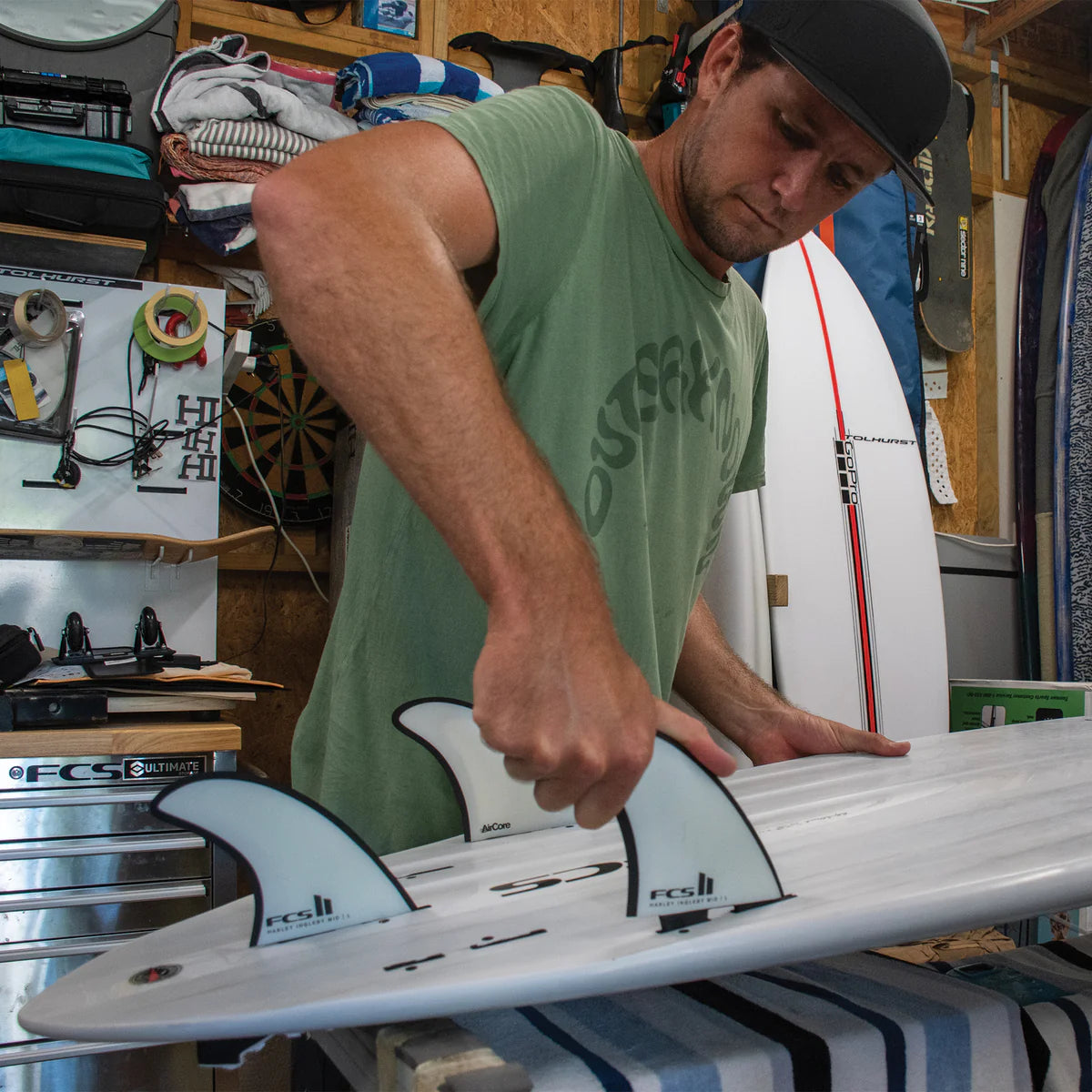 FCS II Harley Mid PC LRG Tri Fins