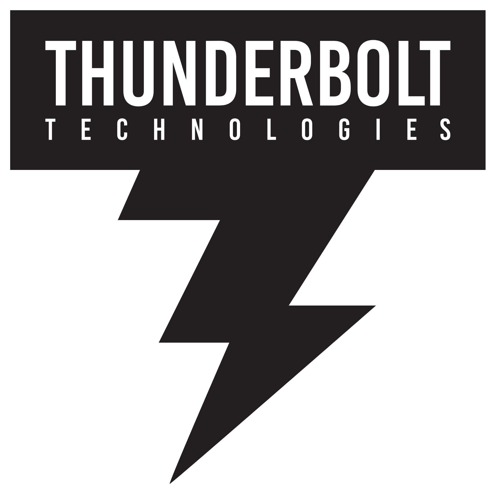 Thunderbolt Black logo